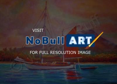 Sailingboats - Mango Sail - Prof Qlty Oil On 3X P Cnv